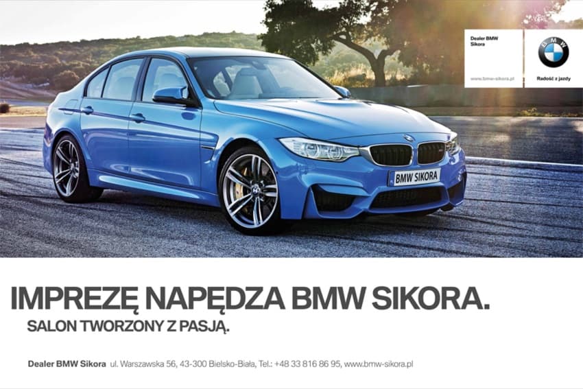 BMW M3 print advertisement