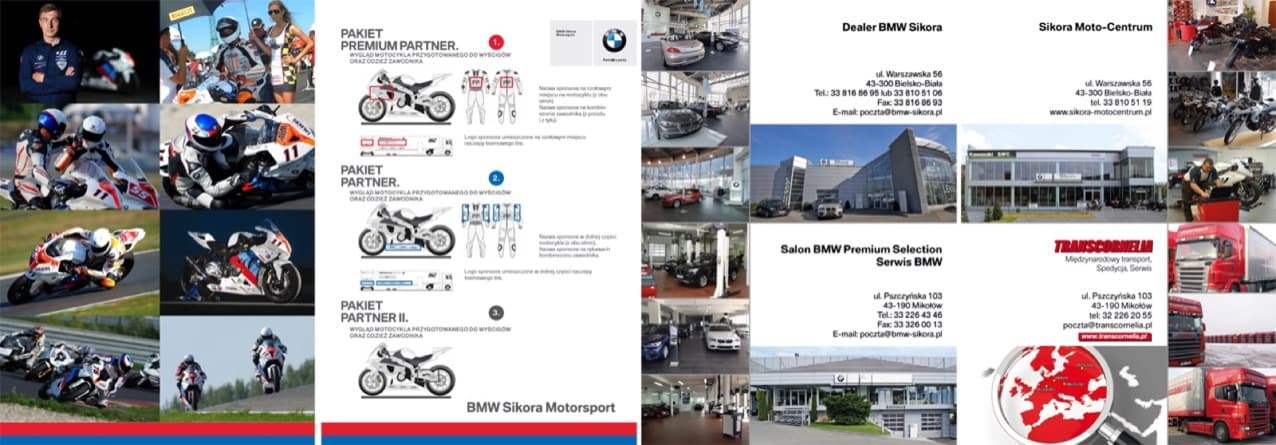 BMW Sikora Motorsport sponsorship brochure